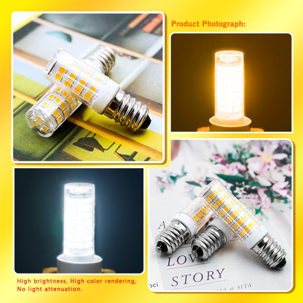 Mini E14 LED Lamp 5W 7W 9W 12W AC 220V LED Corn Bulb SMD2835 360 Beam Angle Replace Halogen Chandelier Lights - Image 5