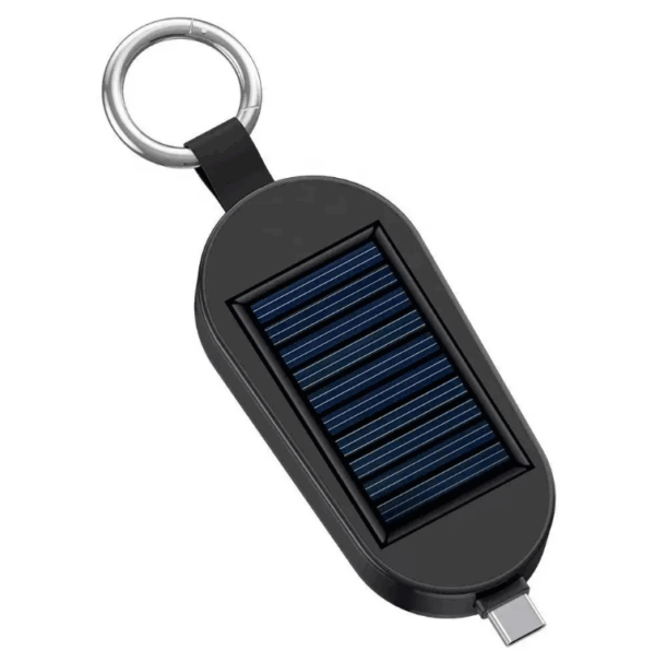 Keyholder Portable Mini Solar Power Bank 3000mAh Emergency Charger